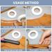 UWEME 6 Rolls Iron On Hemming Tape - Adhesive Fabric Tape for No Sew Hemming - White & Black - Buy Online on GoSupps.com