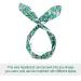 Ceenna Rabbit Ears Wire Headbands - 2 Piece Boho Twist Bow Headband Set | Hawaiian Print Knot Head Tie for Women and Girls | Soft Stretchy Beach Hair Accessories - Buy Online on GoSupps.com