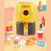 Shop Montessori Air Fryer Cooking Toy Set for Kids 7-10 - Educational Role-Playing Kitchen Toys in Yellow - Buy Online on GoSupps.com