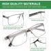4 Pack Men s Blue Light Blocking Reading Glasses - Full Frame Anti-UV Eye Strain Relief (2.0x) - Shop Now - Buy Online on GoSupps.com