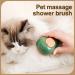 ZITSMS 3-in-1 Cat Steam Brush & Silicone Massage Grooming Comb for Cats & Dogs - Avocado Green - Buy Online on GoSupps.com