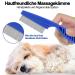 3-Piece Stainless Steel Flea & Lice Comb Set for Dogs & Cats | Pet Care Tools for Effective Tear Stain Removal - Blue - Buy Online on GoSupps.com