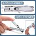 Sherum Nail Clippers Nail Clippers Set Large Opening Nail Clippers for Thick Nails Ultra Sharp Stainless Nail Clipper with Catcher (Black-A) - Buy Online on GoSupps.com