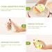 3-Pack Cleaning Kitchen Sponges Oval Summer Fruit Lemon Kitchen Cellulose Dishwashing Wood Pulp Cotton - Buy Online on GoSupps.com