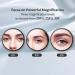 MIYADIVA 30X Magnifying Mirror with Suction Cup, Tweezers | Compact Travel Mirror Set 3.5 Inches - Buy Online on GoSupps.com