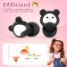 Kids Ear Plugs for 6-12 yrs - Reusable Noise Cancelling Silicone Ear Protection for Concerts Travel & Playtime | Black - Buy Online on GoSupps.com
