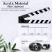 Hilitchi Acrylic Film Clapper Board 25x30cm - Professional Movie Slate for Action Scene Cuts - Buy Online on GoSupps.com