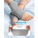MoistMate Heel Socks for Dry Cracked Feet - Foot Care Repair and Moisturizing - Aloe Spa Socks for Men and Women (Grey, 2 Pairs) - Buy Online on GoSupps.com