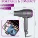 SupSilk Compact Hair Dryer with Comb Volumizer Brush and Nozzle Attachment - 3-in-1 Professional Lightweight Hairdryer for Curly Hair - 1800W Turbo AC Motor for Fast Drying - Buy Online on GoSupps.com