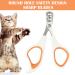 QttvbTna Pet Nail Clipper Cat and Small Animals Claw Scissors with Positioning Hole Pet Nail Trimmers Nail Scissors Pet Nail Grooming Clipper for Cat Tiny Dog Rabbits Birds and Other Small Animals - Buy Online on GoSupps.com