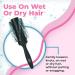 Wet Brush Smooth and Shine Round Brush - Ideal for Fine to Medium Hair - Effortless Blowouts with Minimal Breakage - Spiral Bristle Design for Smooth Styles - Buy Online on GoSupps.com