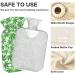 Hot Water Bottle 2L with Leaves Green Cover | Pain Relief & Winter Hand/Feet Warmer - International Shipping - Buy Online on GoSupps.com