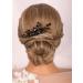 Kercisbeauty Black Crystal Small Hair Comb Side Headpiece for Women Girls Special Occasion Hair Styling Jewelry - Buy Online on GoSupps.com