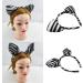 Cartoon Animal Headbands Striped Zebras Ears Hair Hoop Animal Cosplay Hairband for Kids Hair Accessories - Buy Online on GoSupps.com