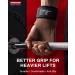 VINSGUIR Padded Weight Lifting Straps with Wrist Support - Gym Hand Straps for Men and Women (Pair) Brown - Buy Online on GoSupps.com
