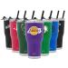 Simple Modern Tumbler with Flip Lid and Straw Insulated Stainless Steel Travel Mug Los Angeles Lakers