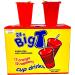 Big T Sugar-Free Cup Drinks - Orange & Raspberry 24 Bulk Pack with Paper Straws - Buy Online on GoSupps.com