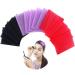40Pcs Hair Fringe Stickers Magic Bangs Hair Pad Magic Hair Fixed Clip Accessories Cute Hairpins Hook Hair Pads Self-adhesive Hair Patch(Color Random) Red Purple & Black