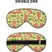 Lobster and Lemon Print Unisex Eye Mask | Soft Comfort Sleep Shade for Travel & Yoga - Buy Online on GoSupps.com