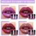 MAEPEOR Glitter Lip Kit - Diamond Metallic Shimmer Lip Powder Set with Primer and Brush - Pink Red - Lips Nails Art - Buy Online on GoSupps.com