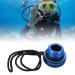 Nofaner Tank Valve Cove, Scuba Diving Tank Valve Dust Plug Cap Protector Cover Dive DIN Tank Cover with Cord blue
