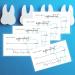 50 Dental Elevator Cards for Tooth Whitening - Pediatric Dentist & Orthodontic Use - Minimalist Blue-Green Design | International Shipping - Buy Online on GoSupps.com