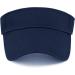 Ponceau Adjustable Navy Blue Visor Cap | Unisex Baseball Sun Hat for Men & Women | Elastic Cotton Sunshield Sport Hat - Buy Online on GoSupps.com