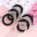 Jesslab Spiral Hair Ties - 10 Traceless Plastic Coil Ponytail Holders for Women & Girls | No-Damage Hair Accessories | Color Sorted (#9) - Buy Online on GoSupps.com