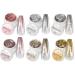 Sculpture Gel High-density platinum nail gel Japanese style glitter for nail art chrome gold and silver gels with drawing and painting function 6 x 5g