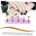 minkissy 1 Set Nail Tools Nail Holder for Painting Nails False Nails Display Holder Nails Tips Display Stand Press on Fake Nails Stand Press on Nails Holder Bracket Acrylic Symphony - Buy Online on GoSupps.com
