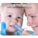Baby Buddy Clear Finger Toothbrush 2 Count - Gentle Infant Oral Care - Buy Online on GoSupps.com