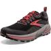 Brooks Women's, Cascadia 16 GTX Trail Running Shoe 8.5 Black/Blackened Pearl/Coral