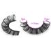 JIMIRE False Eyelashes Cat Eye 3D D Curly Russian Strip Lashes Fluffy Faux Mink Lashes Natural Cat Eye 15MM Medium Length 16 Pairs Handmade Lightweight False Eyelashes Pack Russian Strip 16 Pairs -3 - Buy Online on GoSupps.com