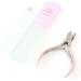 Malva Belle Ingrown Toe Nail Clippers for Thick Nails - Double Spring Tool with Safety Tip Cover - Comfort Grip Handles - Pink - Buy Online on GoSupps.com