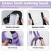 Wiyety Yoga Hammock - Aerial Yoga Kit Leg Stretcher Elastic Resistance Bands for Ballet Pilates and Gymnastics (Purple) - Shop Internationally - Buy Online on GoSupps.com