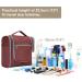 Women's Large Jujube Red Travel Hanging Toiletry Bag and Makeup Organizer - Buy Online on GoSupps.com
