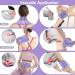 SuzziPad Microwavable Heating Pad 8 x 12 - Reusable Moist Heat Pack for Pain Relief in Cramps, Muscle Aches, Joints, Back, Neck, Shoulder - Purple - Buy Online on GoSupps.com
