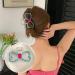 Buy Souarts Butterfly Flowers Hair Clip - Non-Slip Metal Hair Clips for Girls & Women - Stylish Hair Claws in Yellow White & Blue - Buy Online on GoSupps.com