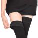 Buy Medical Compression Socks - Open Toe Superelastic Slipproof 20-30 mmHg for Women Improve Blood Circulation - Medium Size Black - Buy Online on GoSupps.com