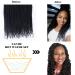 18 Inch Senegalese Twist Crochet Braids 8Packs | Synthetic Braiding Hair Extensions for Black Women (18 Inch 1b) - Buy Online on GoSupps.com