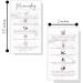 Microneedling Aftercare Cards - 50 Pieces | Anti-Aging Wrinkle Reduction | 5.1 x 8.9 cm | Marble Design | Skin Rejuvenation - Buy Online on GoSupps.com