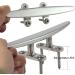 VEITHI Stainless Steel Boat Dock Cleats - 5in/6in/8in (3 Sizes) Open Base Flat Top - 2 Pack (8inch) with Stainless Steel Screws - Buy Online on GoSupps.com