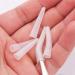 EORTA 50 Pcs Silicone Tweezer Tip Covers | Portable Safety Sheath for Eyelash Tweezer, Scissor & Shear | Transparent - Buy Online on GoSupps.com