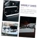 Buy JECOMPRIS Double-Lodged Glasses Case - Durable Wear-Resistant Sunglasses Holder & Travel Accessory | Replaceable Contact Lens Solution & Double Layer Design for Ultimate Protection - Buy Online on GoSupps.com
