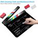 Temery Acrylic Film Clapper Board - 12x10in Movie Theater Decor with Magnetic Eraser & Custom Pens - Buy Online on GoSupps.com