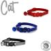 Ancol Gloss Reflective Cat Collar with safety buckle Blue Blue 1 Count (Pack of 1) - Buy Online on GoSupps.com