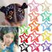 Hair Clips Stars Small Metal Star Hair Clips Colour Star Hair Clips Colourful Star Hair Pins Metal Snap Hair Clips for Women Girls Gifts Colour 13