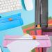 Portable Paper Cutter Guillotine Paper Trimmer Scrapbooking with Security Safeguard for Standard Cutting of A2 A3 A4 A5 Paper  Photos or Labels - Pink - Buy Online on GoSupps.com
