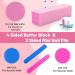 Selistamm 10Pcs Nail Buffer Blocks 4-Way 120 Grit Nail Buffers & Mini Files Set - Manicure Tools for Gel, Acrylic, Natural Nails - Pink - Buy Online on GoSupps.com