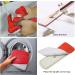 6 Pack Red Microfiber Replacement Mop Pads 18x6 - Reusable Wet & Dry Cleaning Refills for Home & Commercial Use - Buy Online on GoSupps.com
